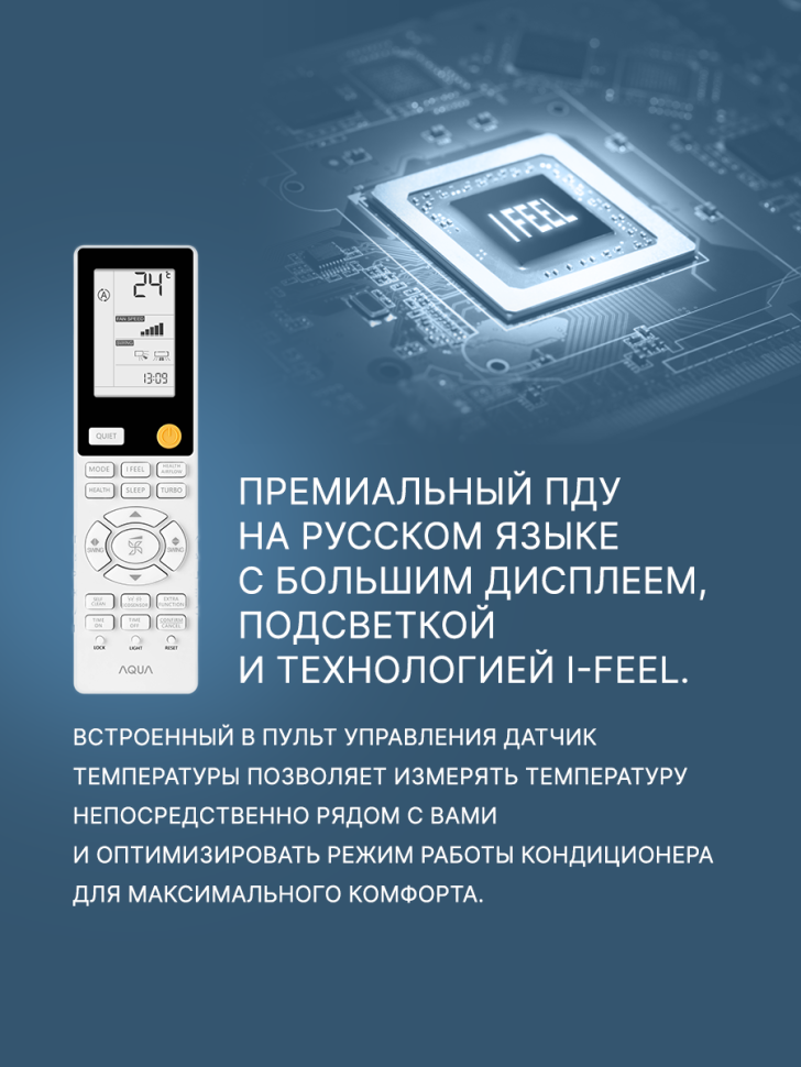 Сплит-система Aqua AQI-50FIS1/R3-B(IN)/AQI-50FIS1/R3-B(OUT) Towada Inverter Black